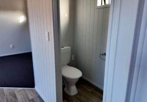36 square metre rental cabin toilet